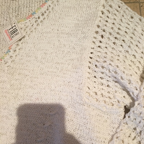 Fia Italia Handloomed Sweater sz XL, NWT $115.00 - Picture 4 of 7